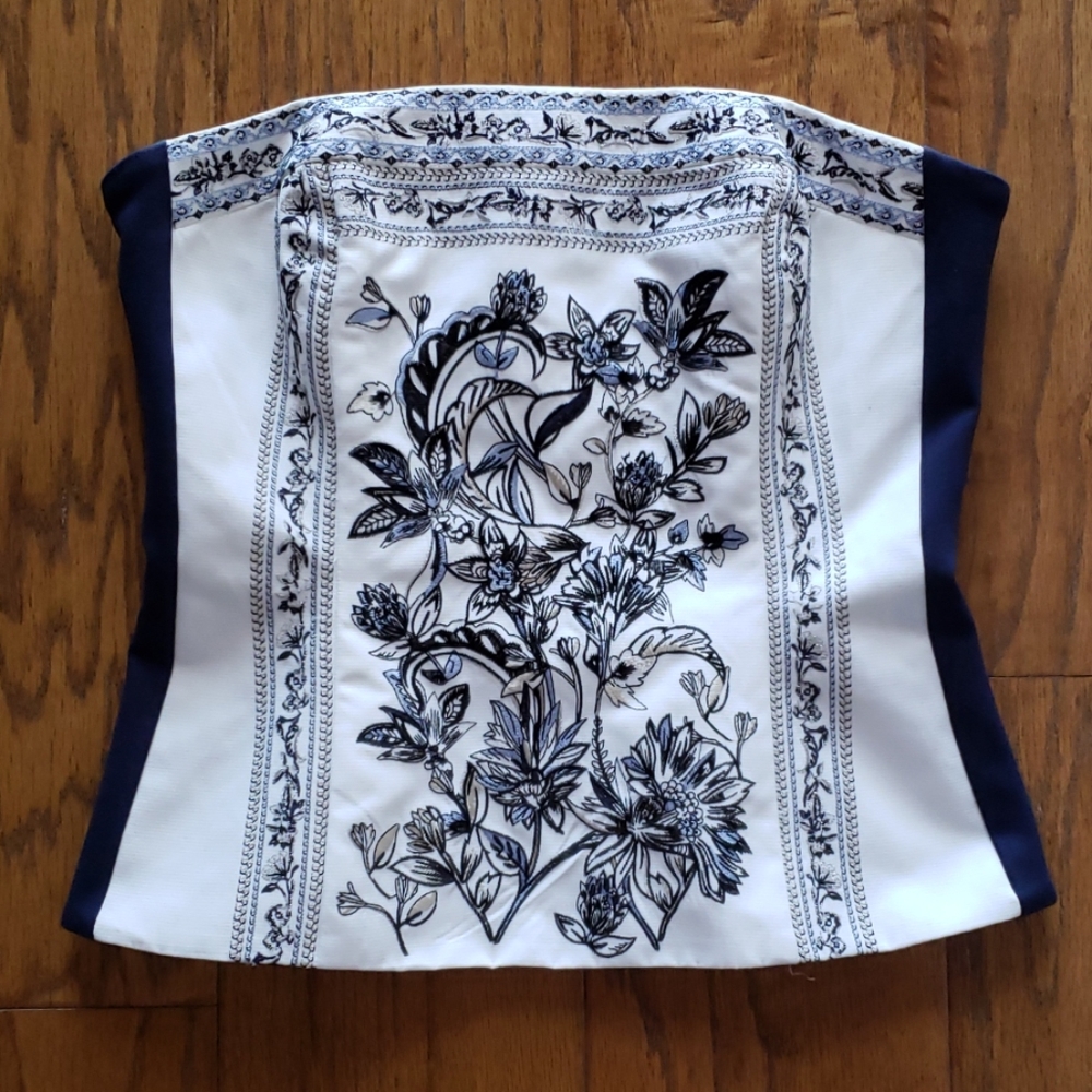 White House Black Market corset top